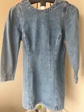 Ted Baker Light Blue Denim Mini Dress